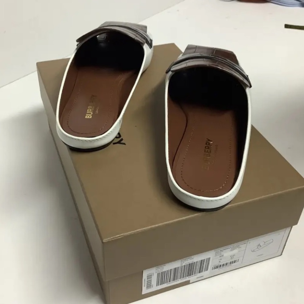 Tri-tone loafers mules Burberry - Picture 5 of 5